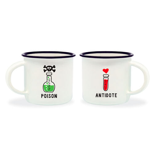 ESPRESSO FOR TWO - COFFEE MUG - POISON & ANTIDOTE TAZZINE DA CAFFE