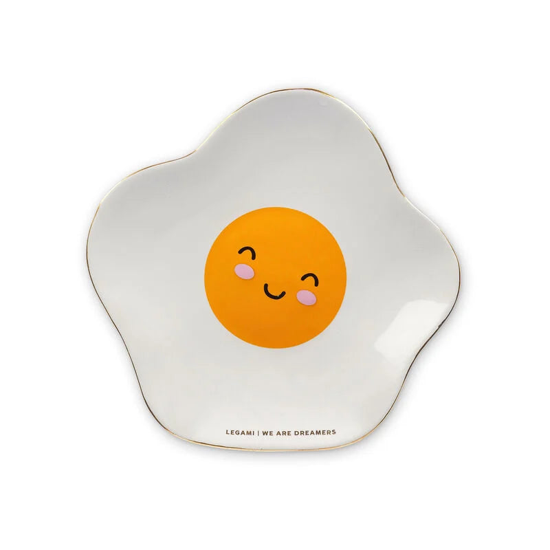 piattino in ceramica ring & things egg uovo