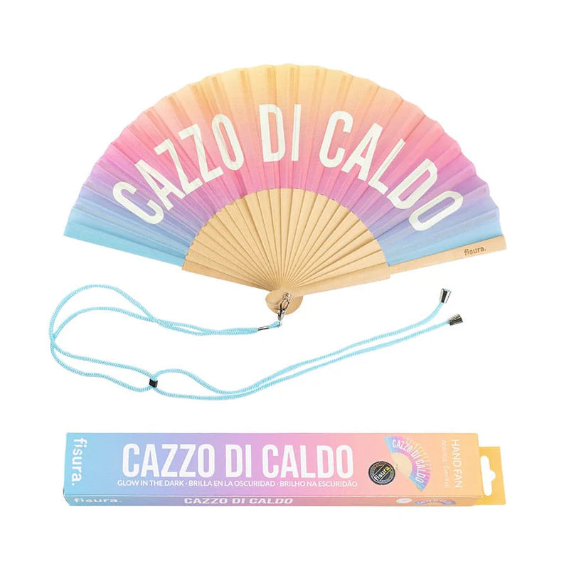 VENTAGLIO "CAZZO DI CALDO" (si illumina al buio)