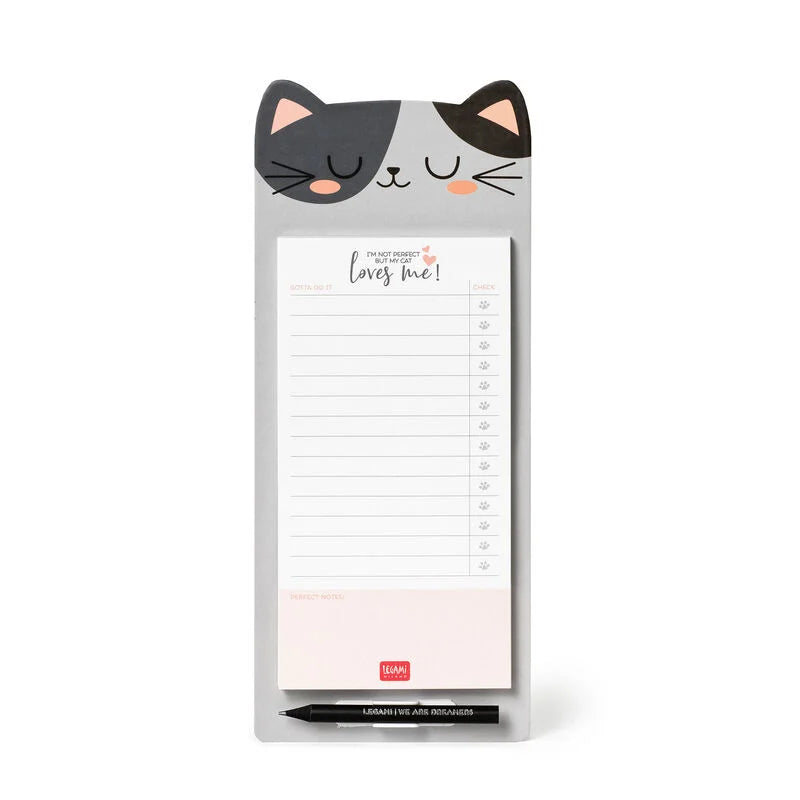 bloc notes magnetico - don't forget kitty gatto