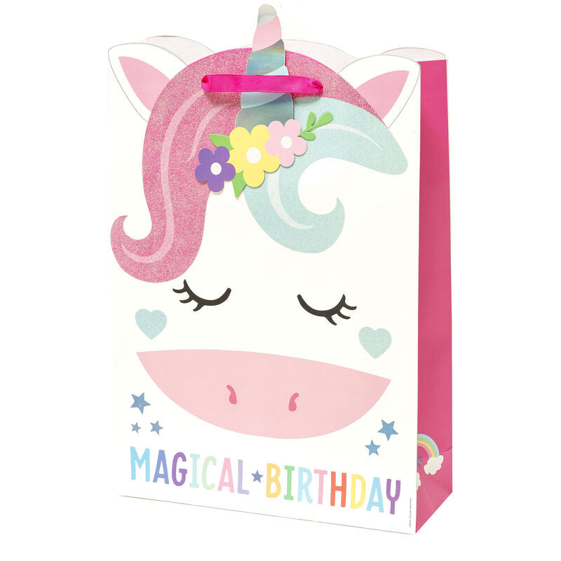 sacchetto regalo - gift bag x-large unicorno