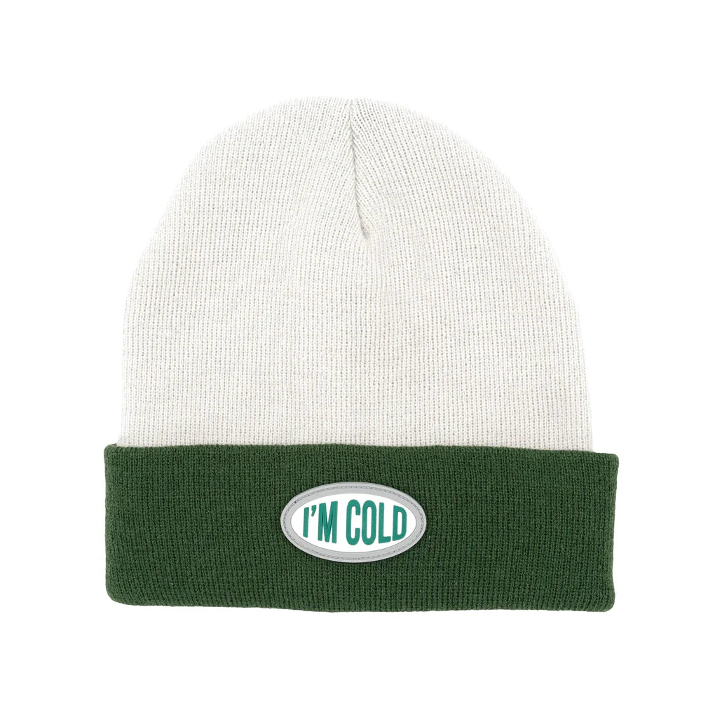 CAPPELLINO "I'M COLD" VERDE E GRIGIO