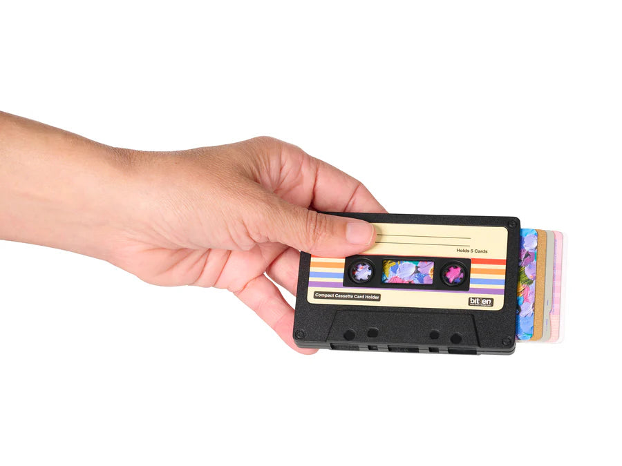 CASSETTE CARD HOLDER BLACK