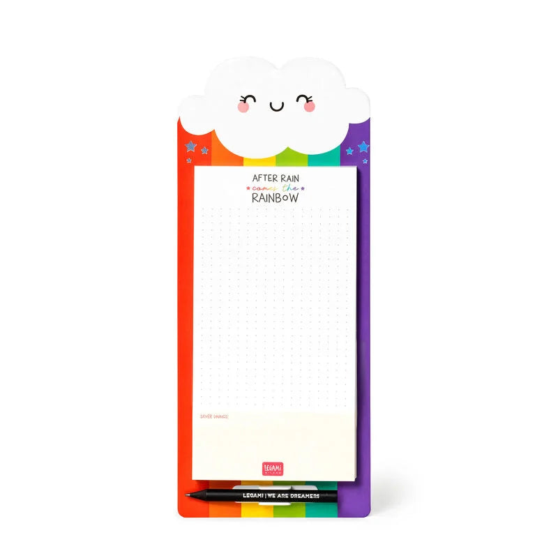 bloc notes magnetico - don't forget arcobaleno