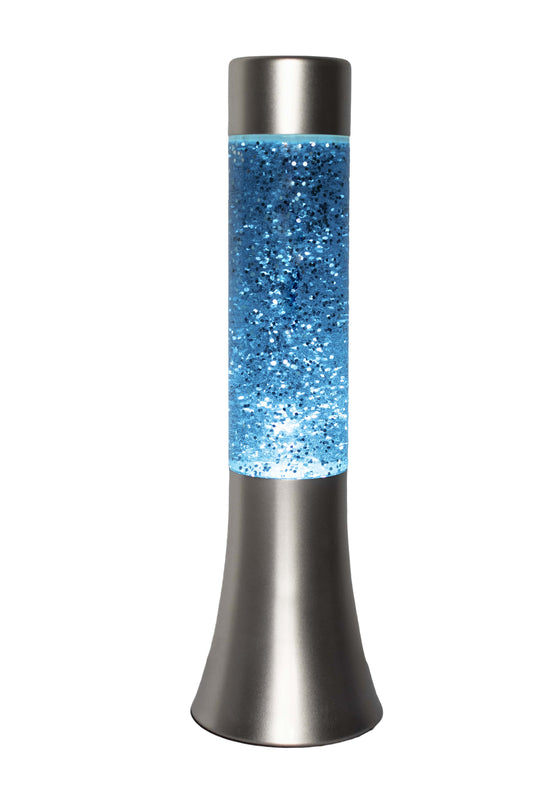 LAVA LAMP MINI BLUE GLITTER