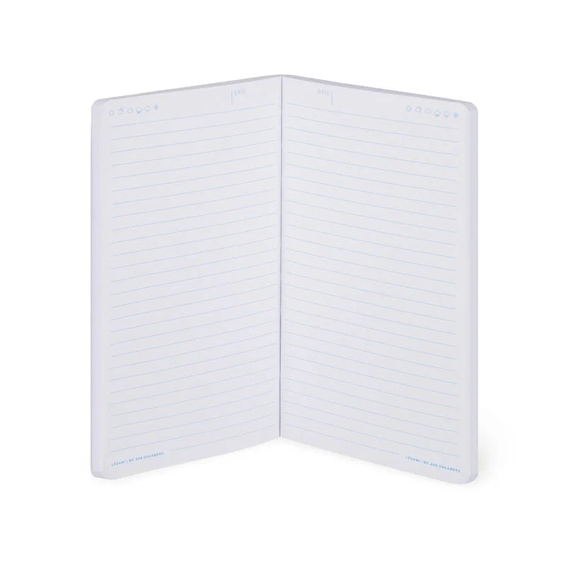 taccuino a righe - photo notebook medium unicorno