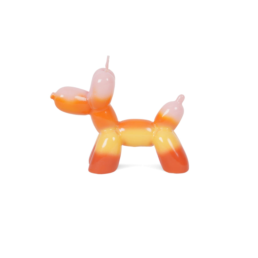 candela a cagnolino - balloon dog Helio Ferretti sunset