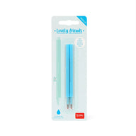 SET DI DUE REFIL PER PENNA GEL - LOVELY FRIENDS SKY BLUE