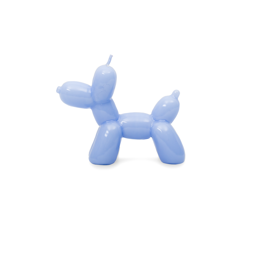 candela a cagnolino - balloon dog Helio Ferretti blu