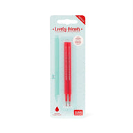 SET DI DUE REFIL PER PENNA GEL - LOVELY FRIENDS RED