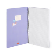 quaderno spiralato a righe - spiral notebook maxi unicorno