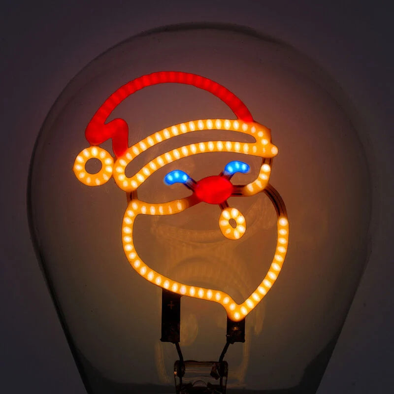 LAMPADA DA TAVOLO A LAMPADINA - BULB FICTION - BABBO NATALE