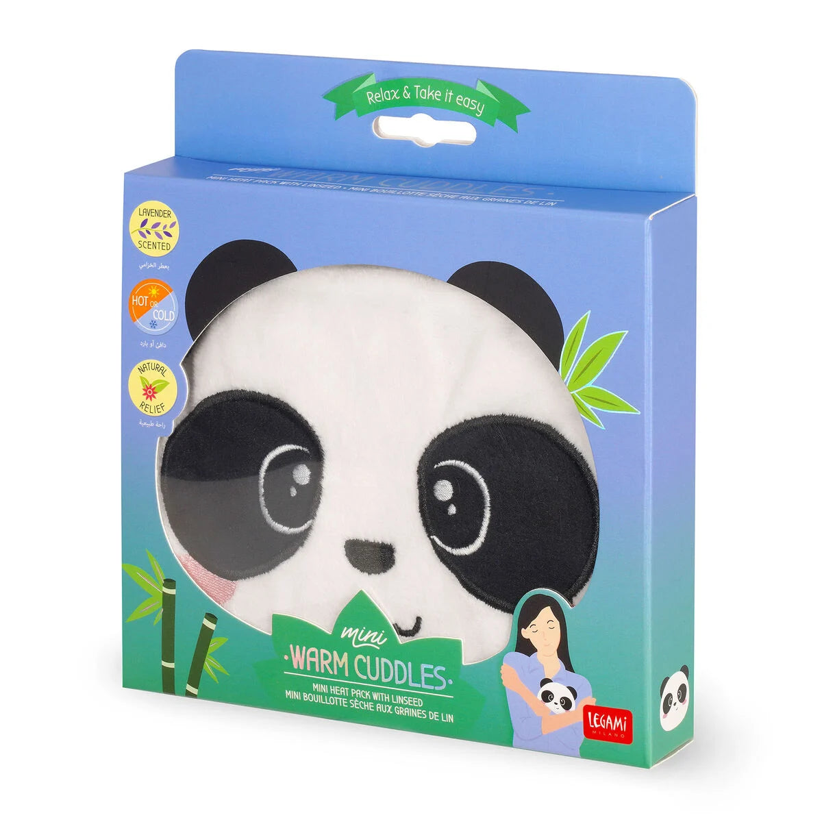 CUSCINO TERMICO MINI CON SEMI DI LINO - WARM CUDDLES PANDA