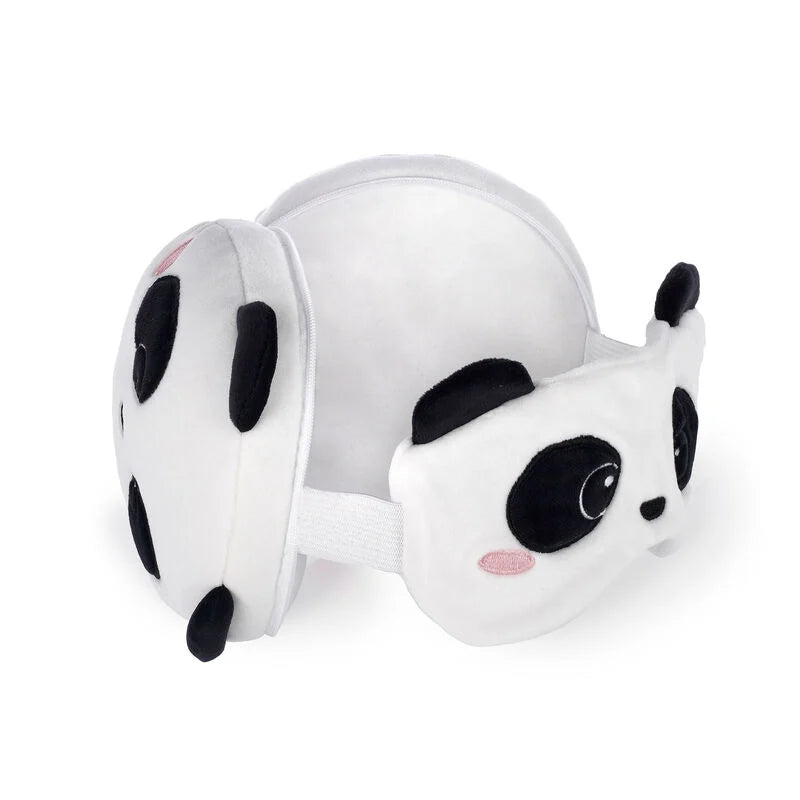 cuscino da viaggio con mascherina da notte - my travel buddy panda