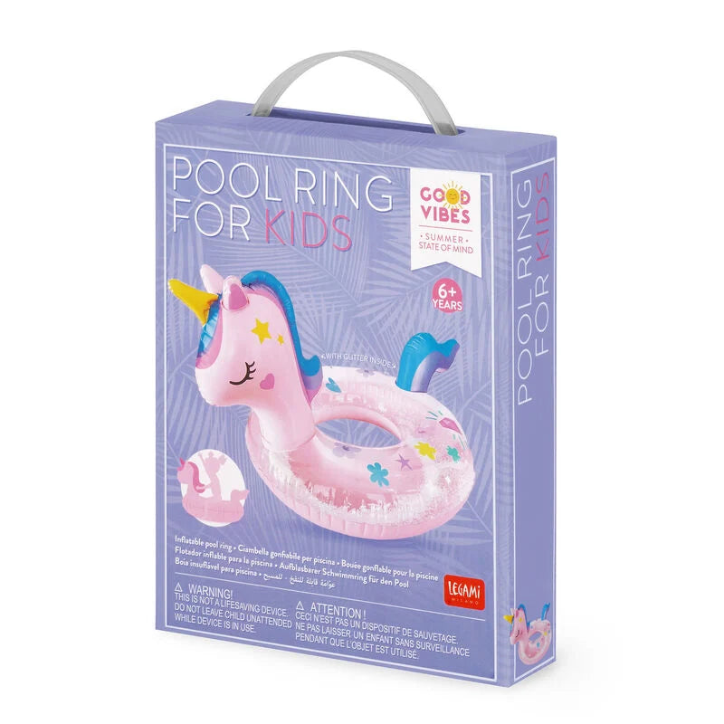 ciambella gonfiabile da piscina - pool ring unicorno