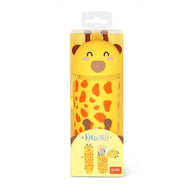 astuccio kawaii 2 in 1 soft silicone - giraffa