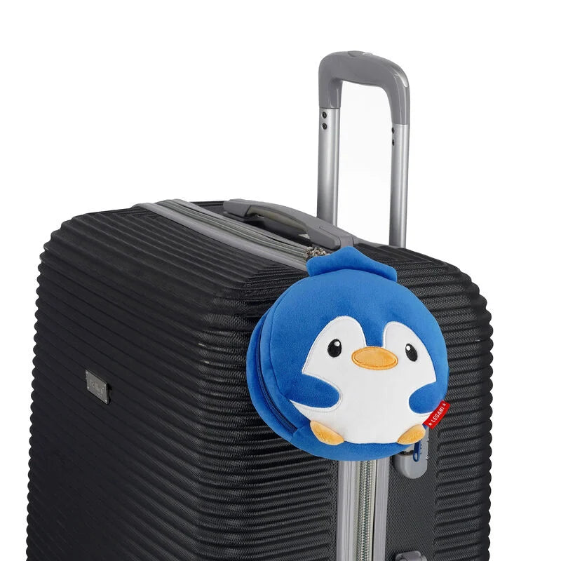 cuscino da viaggio con mascherina da notte - my travel buddy pinguino