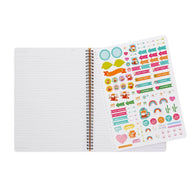 quaderno spiralato a righe - spiral notebook maxi red panda