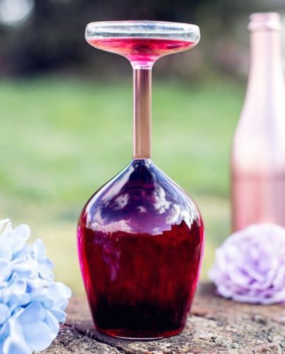 BICCHIERE VINO - UPSIDE DOWN WINE GLASS