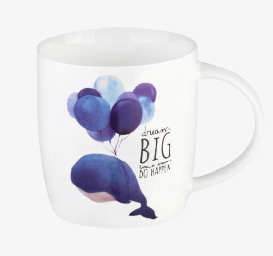 BUONGIORNO MUG  DREAM BIG BECAUSE DREAMS DO HAPPEN