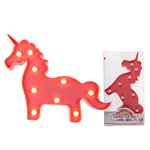 LAMPADA LED UNICORNO ROSA