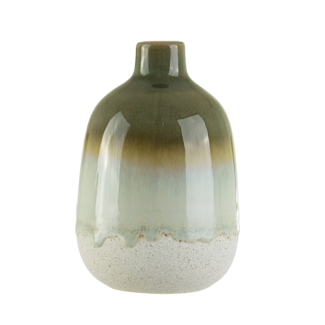 MOJAVE GLAZE GREEN VASE - VASETTO