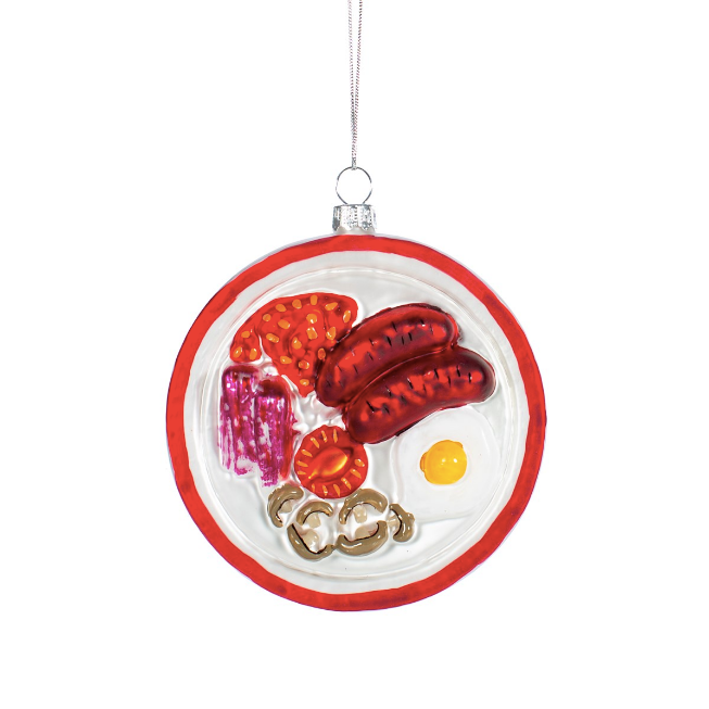 ENGLISH BREAKFAST SHAPED BAUBLE